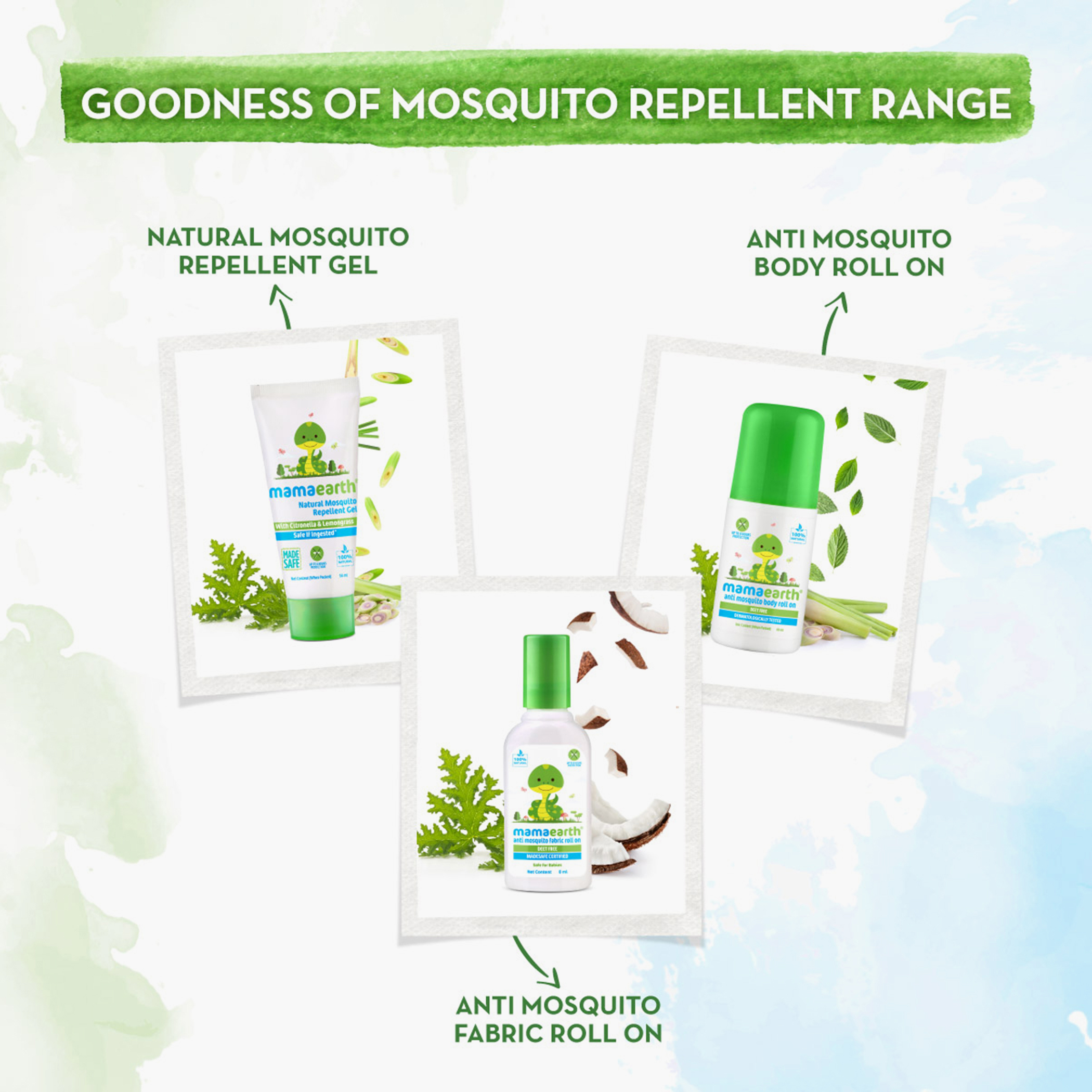 Mamaearth Baby Natural Mosquito Repellent Gel - 100 ml