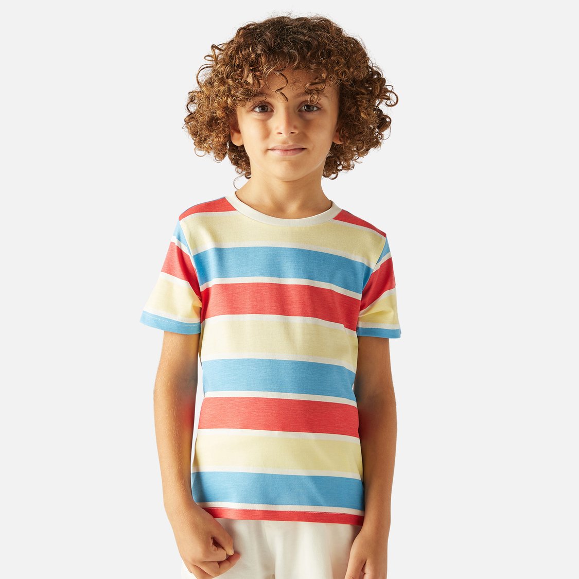 Juniors 3-Piece Printed T-shirt and Shorts Set