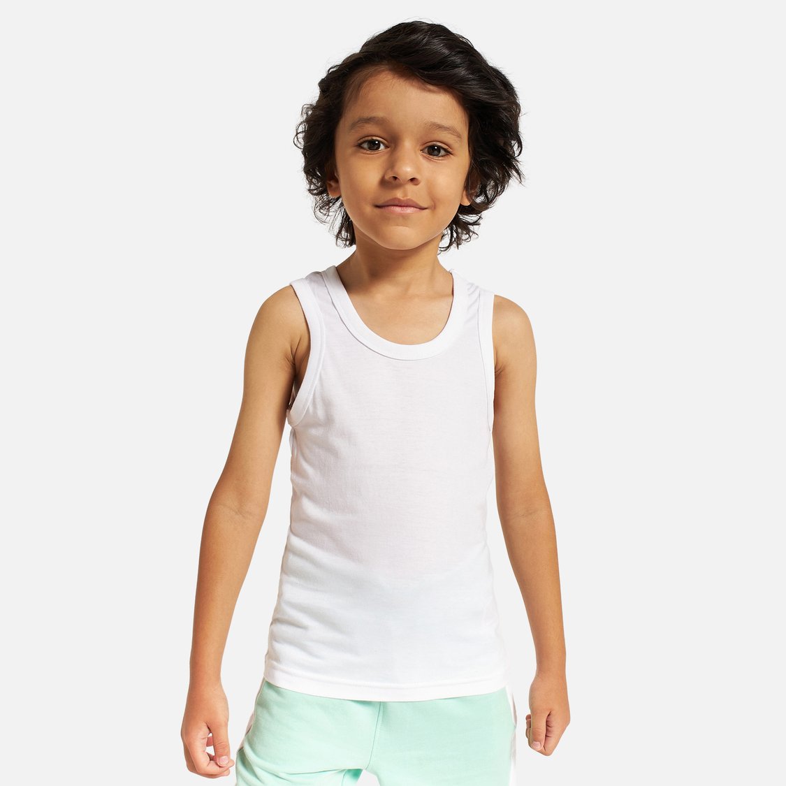 Juniors Solid Vest - Set of 3