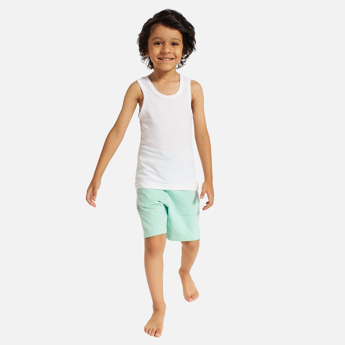 Juniors Solid Vest - Set of 3