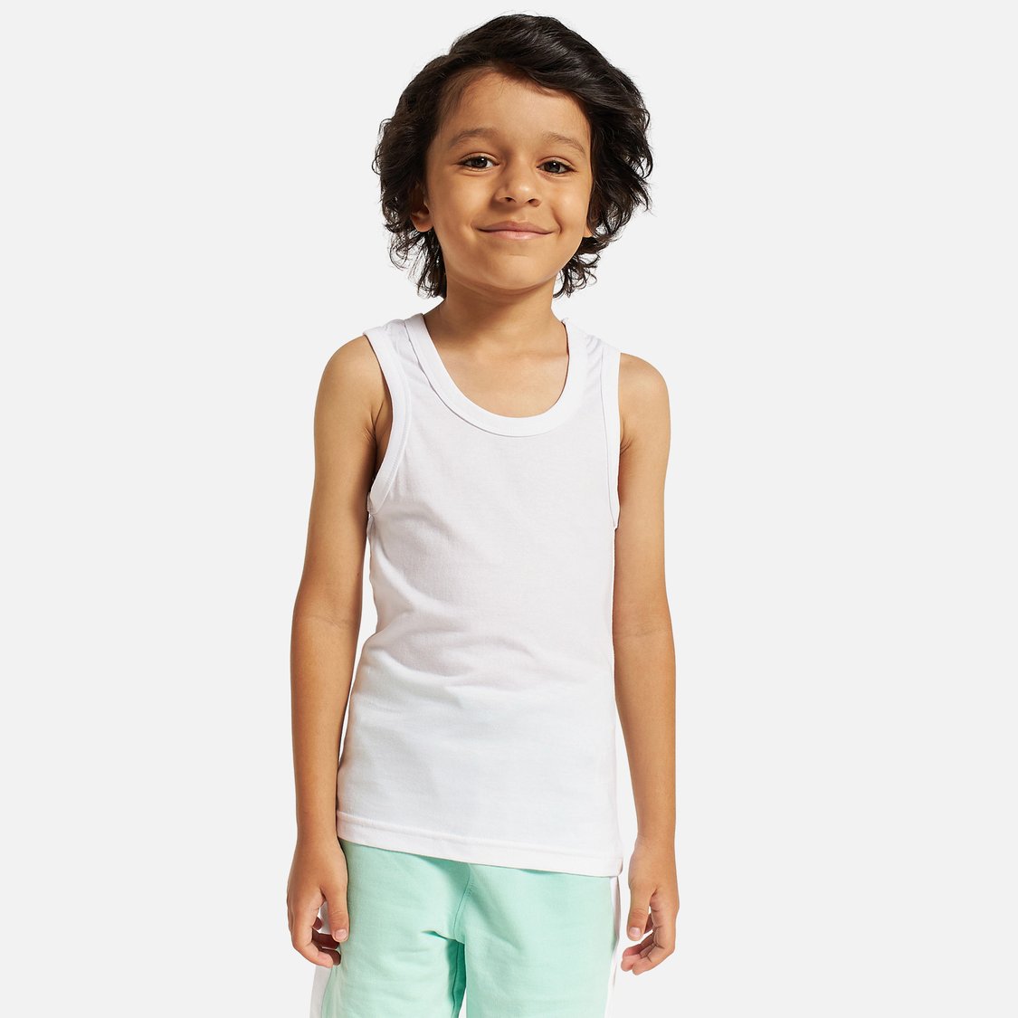 Juniors Solid Vest - Set of 3