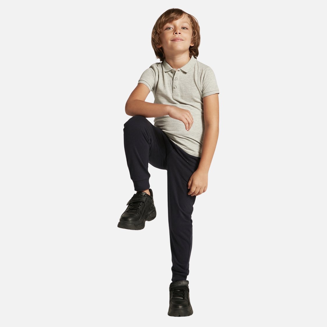Juniors Solid Joggers with Drawstring Closure and Pockets