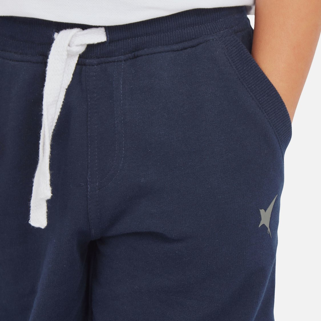 Juniors Solid Joggers with Pocket Detail and Drawstring