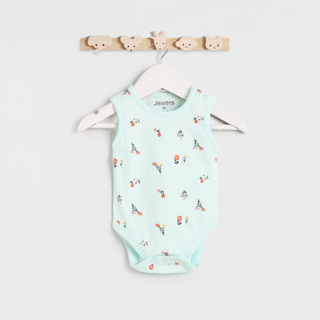 Juniors Printed Sleeveless Bodysuit - Set of 5