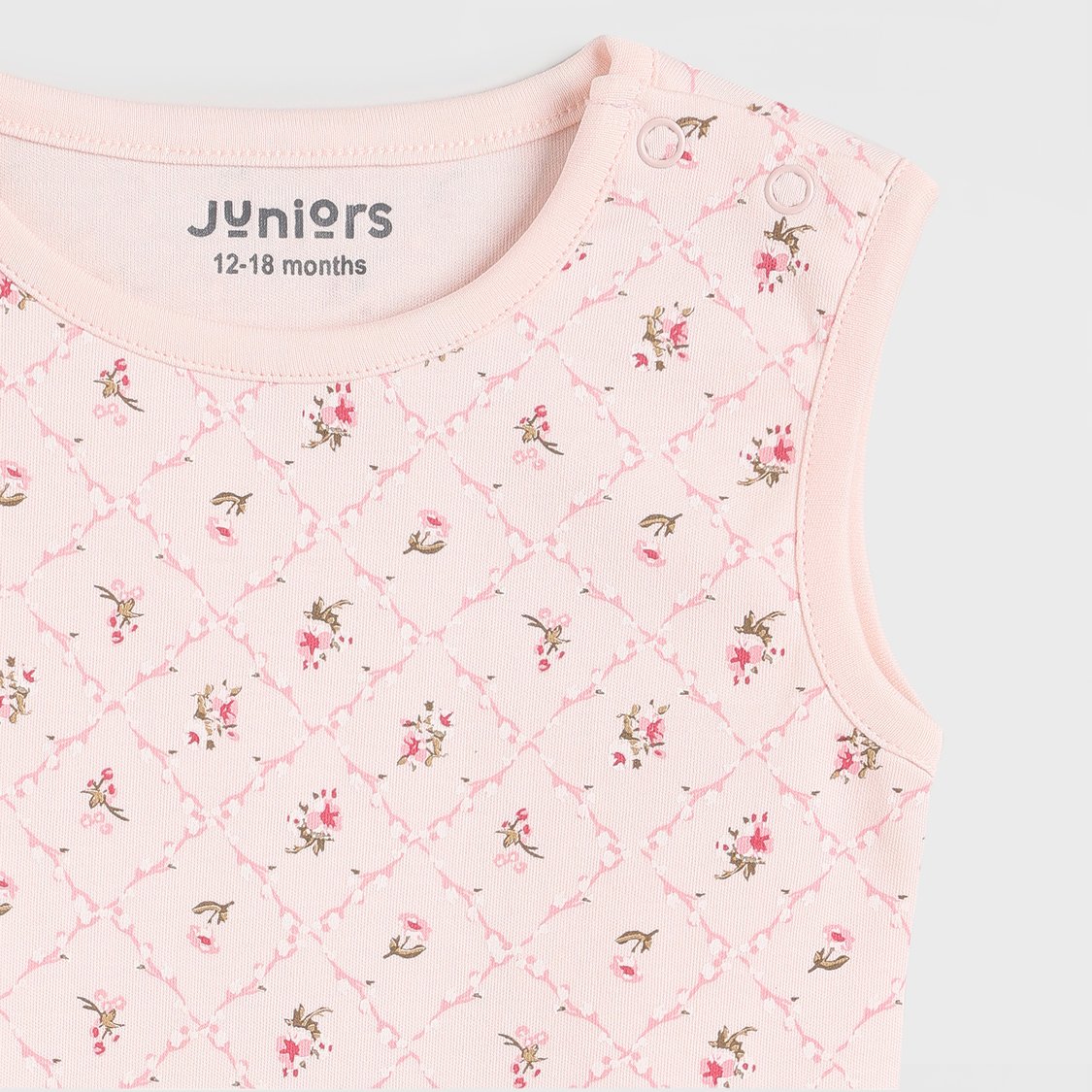 Juniors Printed Sleeveless Bodysuit - Set of 7