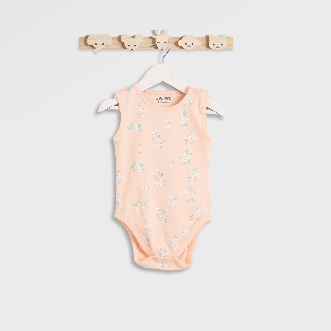 Juniors Printed Sleeveless Bodysuit - Set of 7