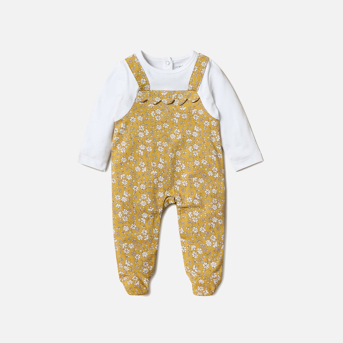 Juniors Floral Printed Closed Feet Sleepsuit