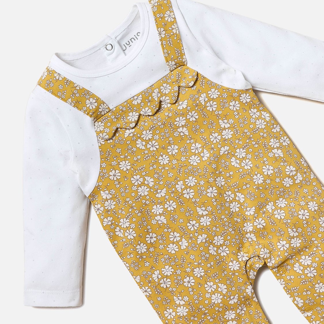 Juniors Floral Printed Closed Feet Sleepsuit