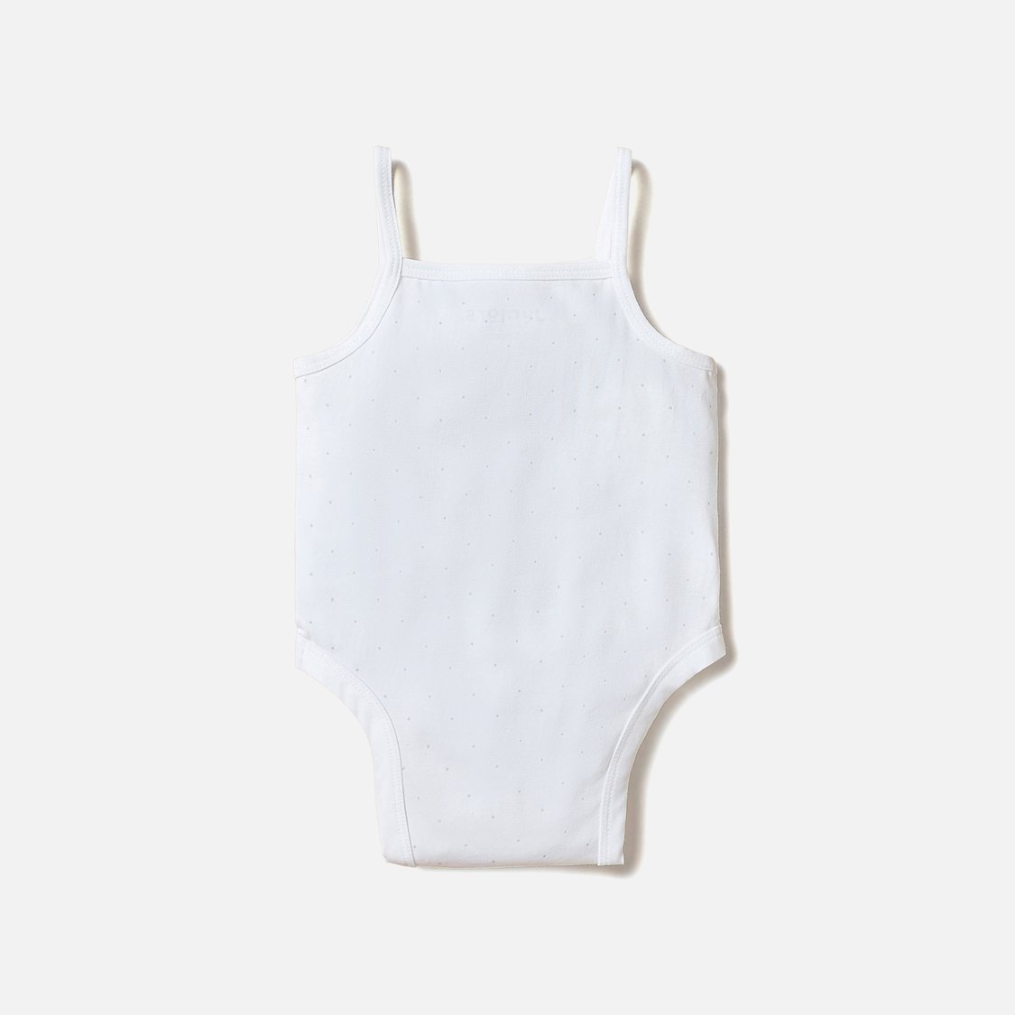 Juniors Floral Embroidered Sleeveless Bodysuit with Button Closure