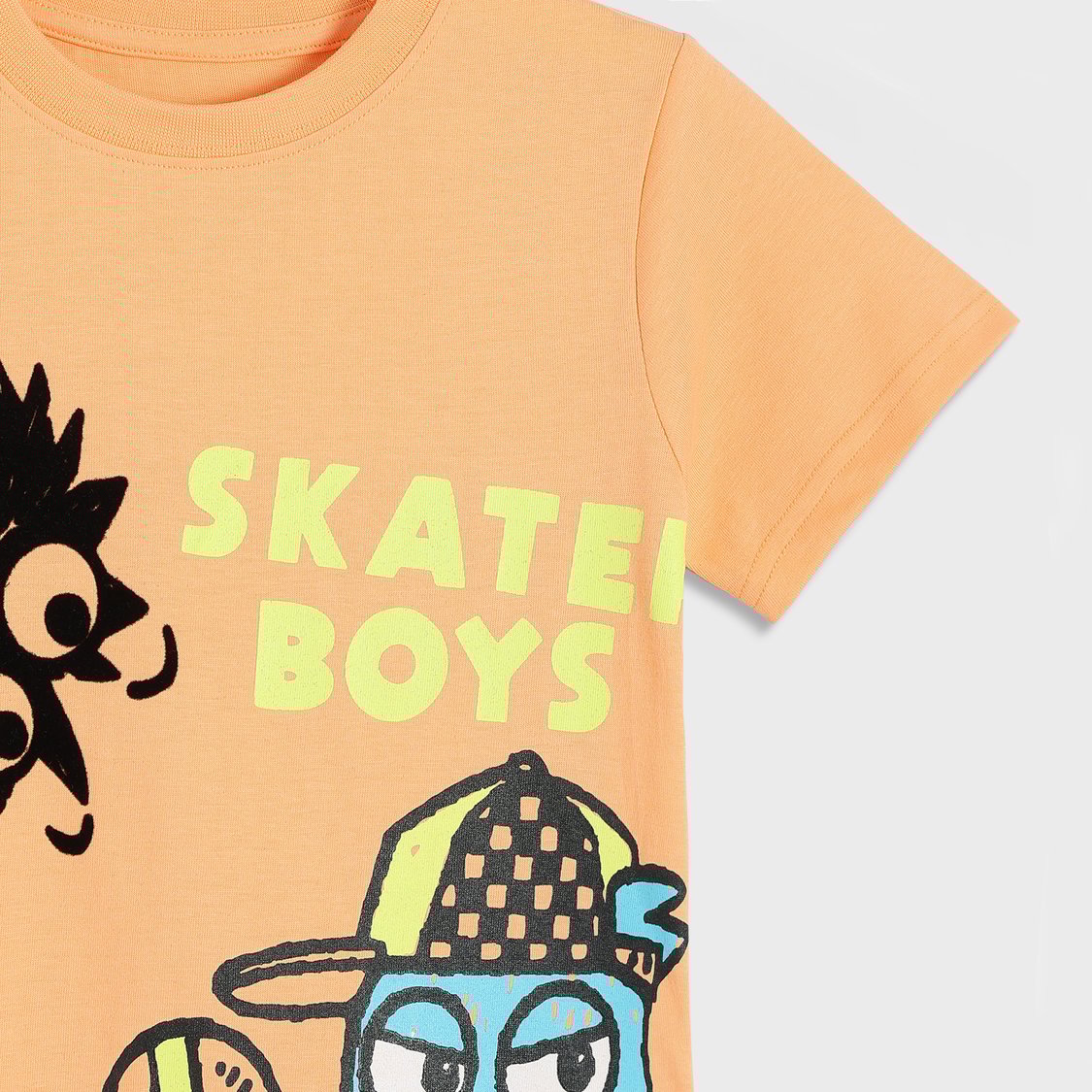 Juniors Graphic Print Short Sleeve T-shirt and Pyjama Set