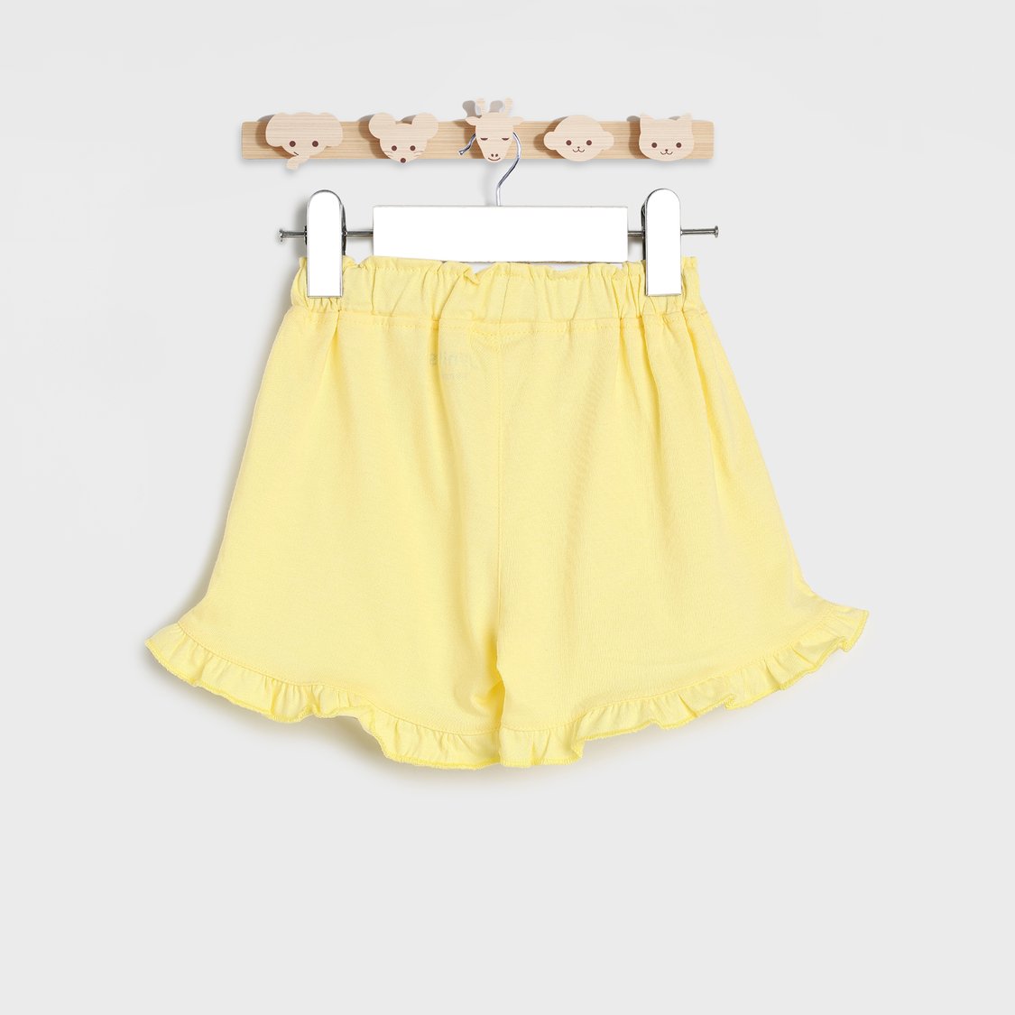 Juniors Solid Knit Shorts with Pockets