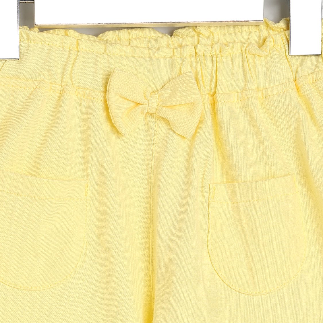 Juniors Solid Knit Shorts with Pockets