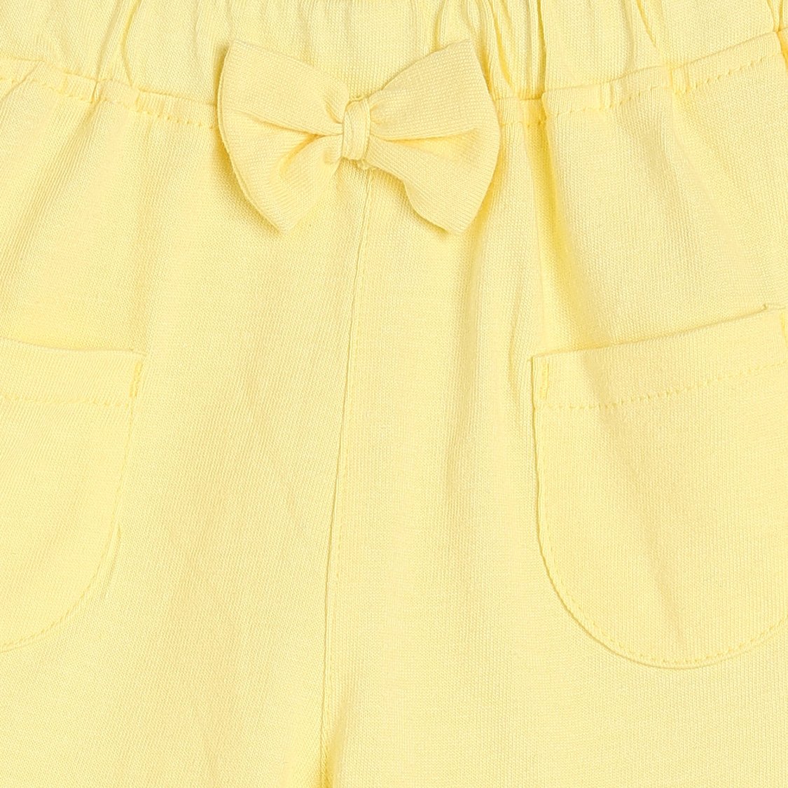 Juniors Solid Knit Shorts with Pockets