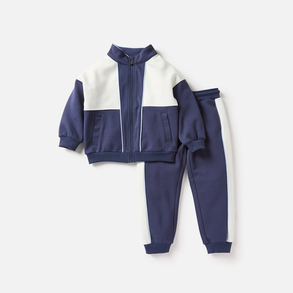Juniors Colourblock Jacket and Joggers Set