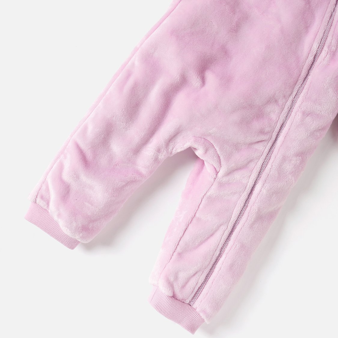 Juniors Applique Detail Romper with Hood and Zip Closure