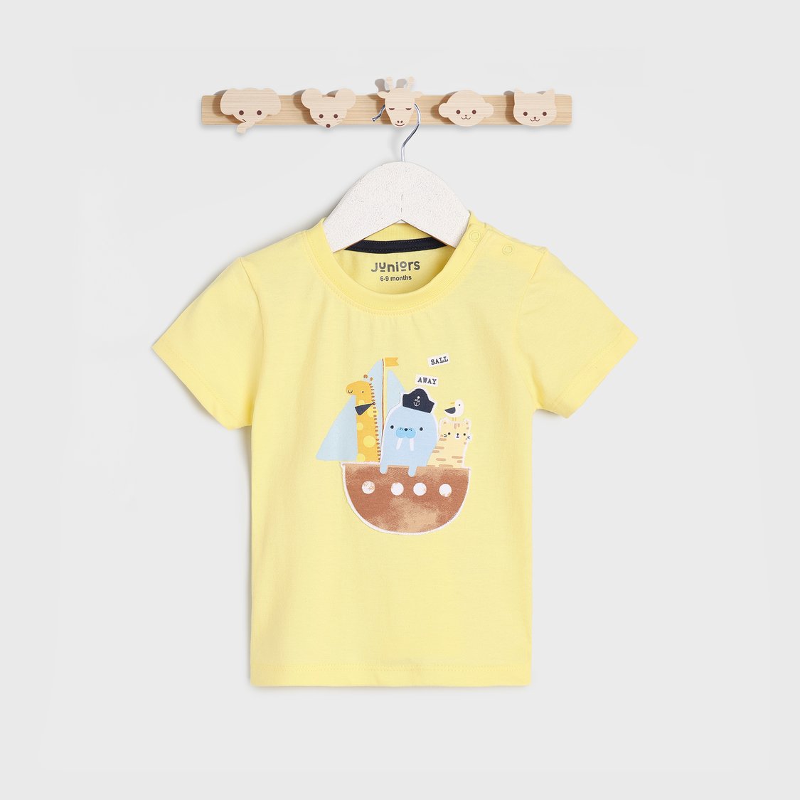 Juniors 3-Piece Printed T-shirt and Shorts Set