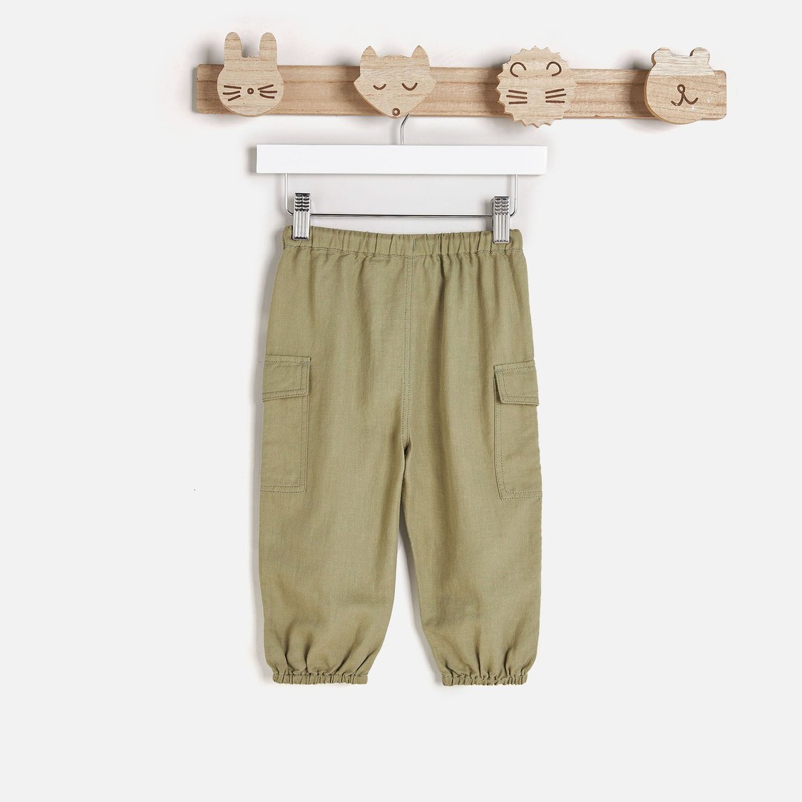 Giggles Solid Joggers with Drawstring Closure and Pockets
