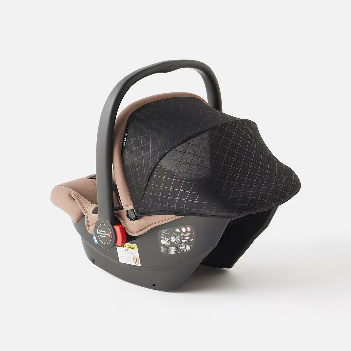 Juniors Rearward Facing Baby Car Seat - Brown