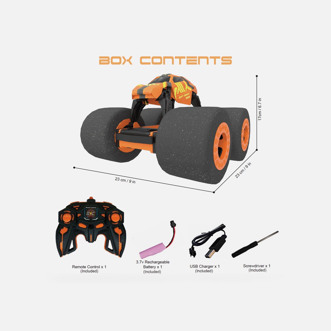 Electrobotic Soft Beast RC Stunt Car