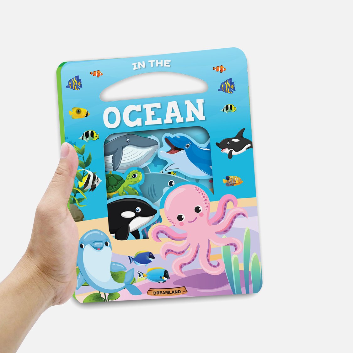Dreamland Die Cut Window Board Book - In the Ocean