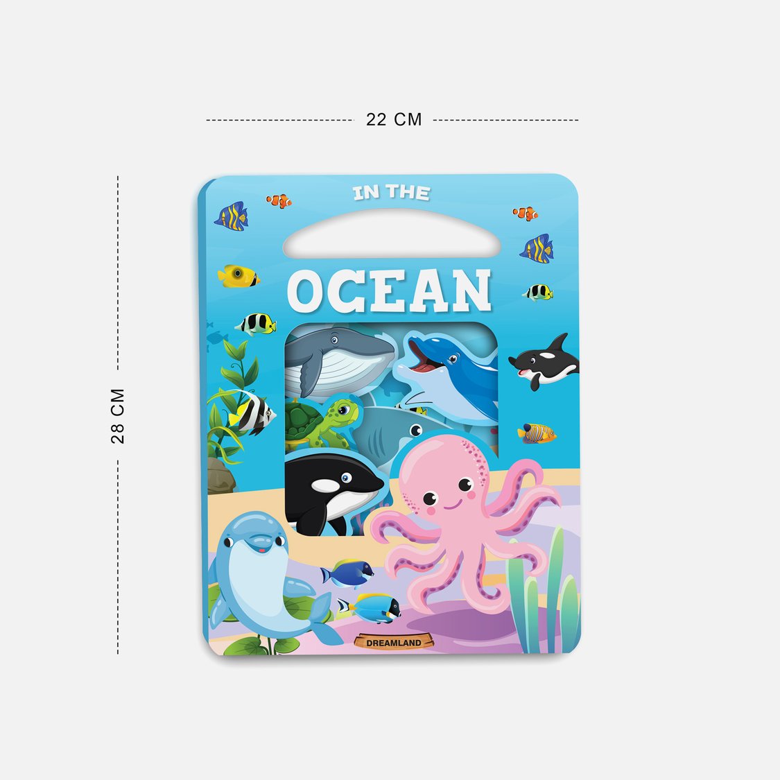 Dreamland Die Cut Window Board Book - In the Ocean