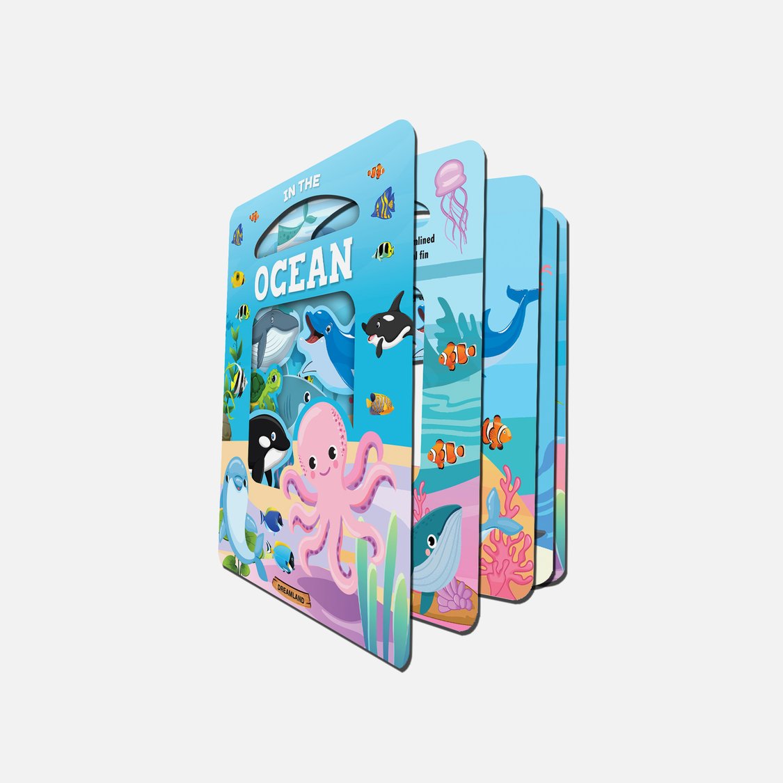 Dreamland Die Cut Window Board Book - In the Ocean
