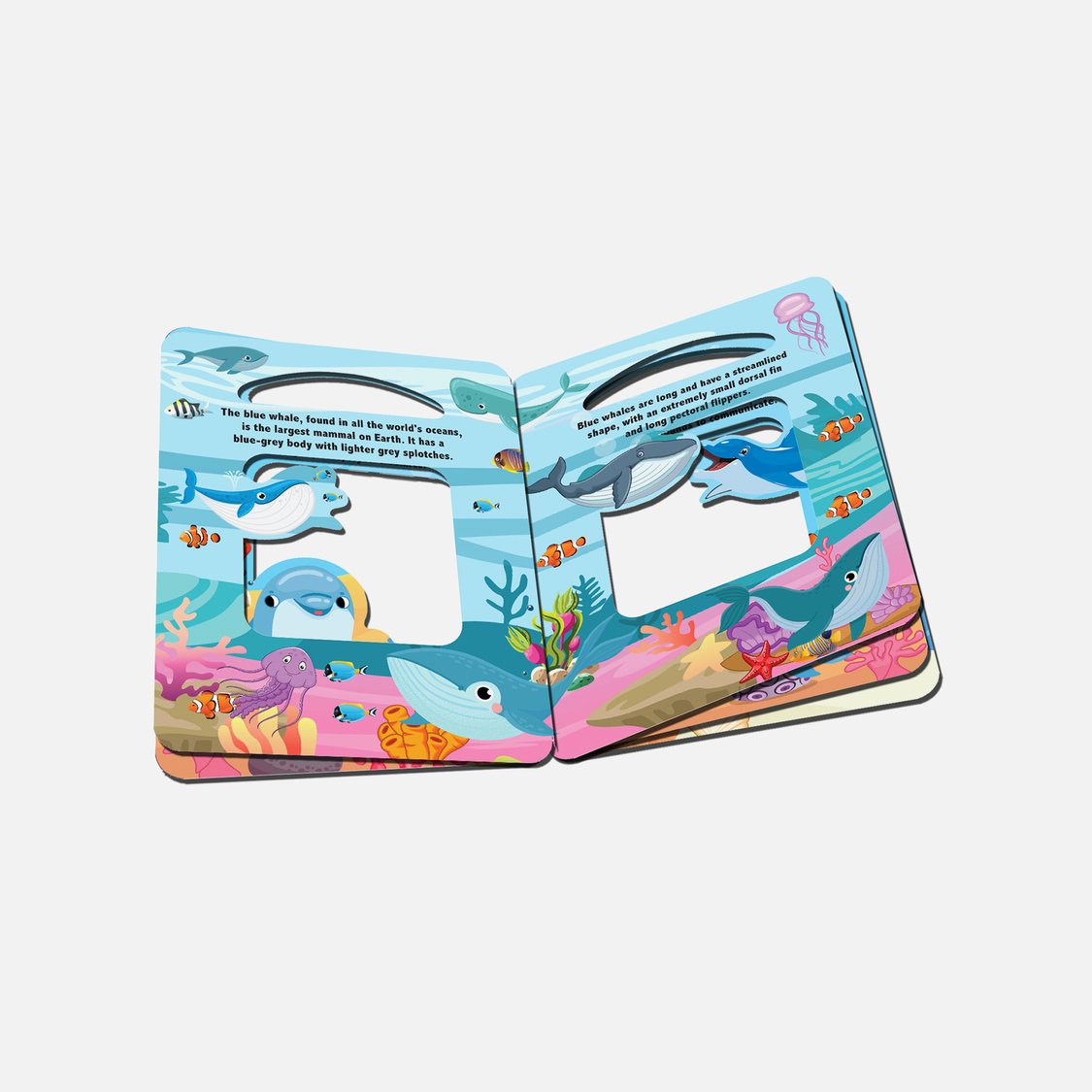 Dreamland Die Cut Window Board Book - In the Ocean