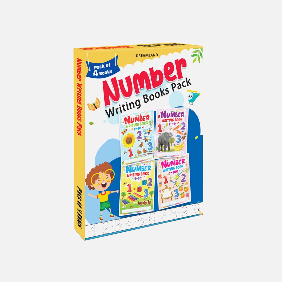 Dreamland Number Writing Books - Pack of 4