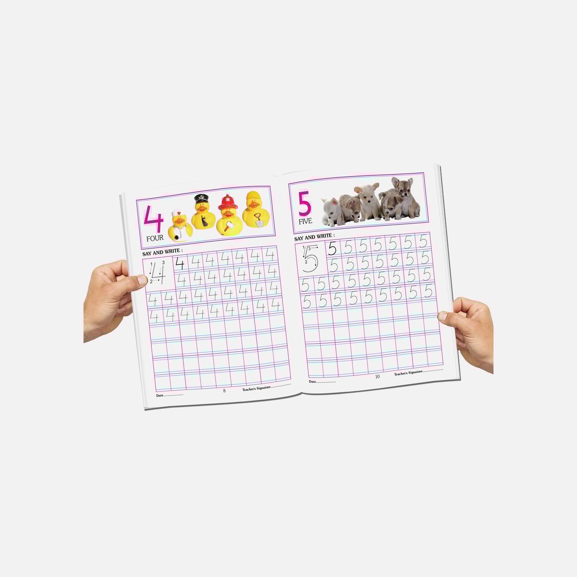 Dreamland Number Writing Books - Pack of 4