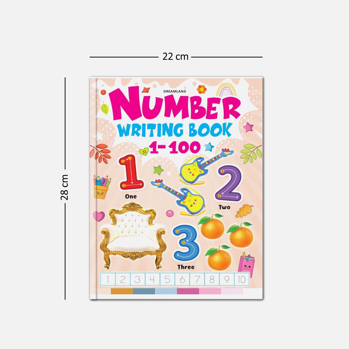 Dreamland Number Writing Books - Pack of 4