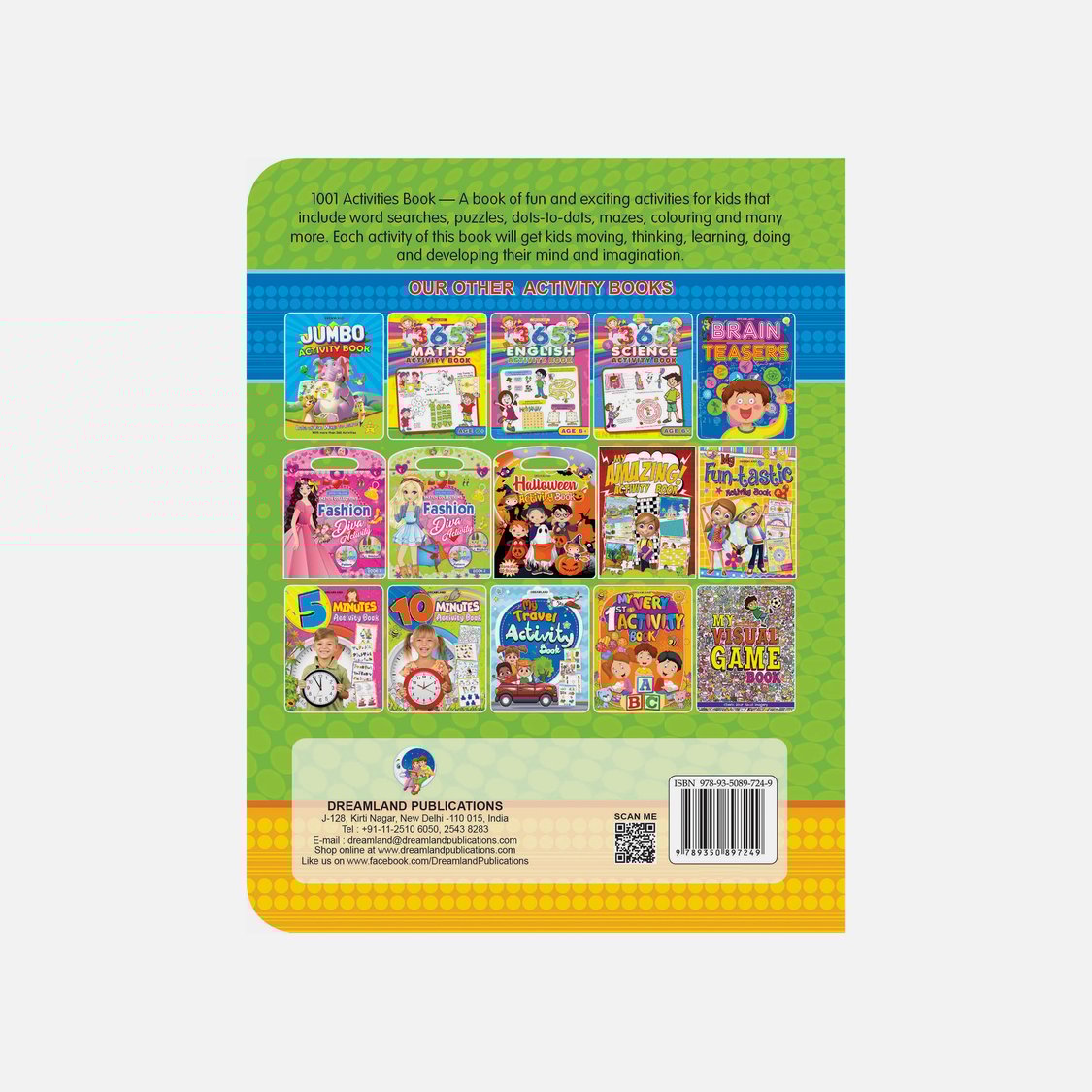 Dreamland 1001 Activities Book