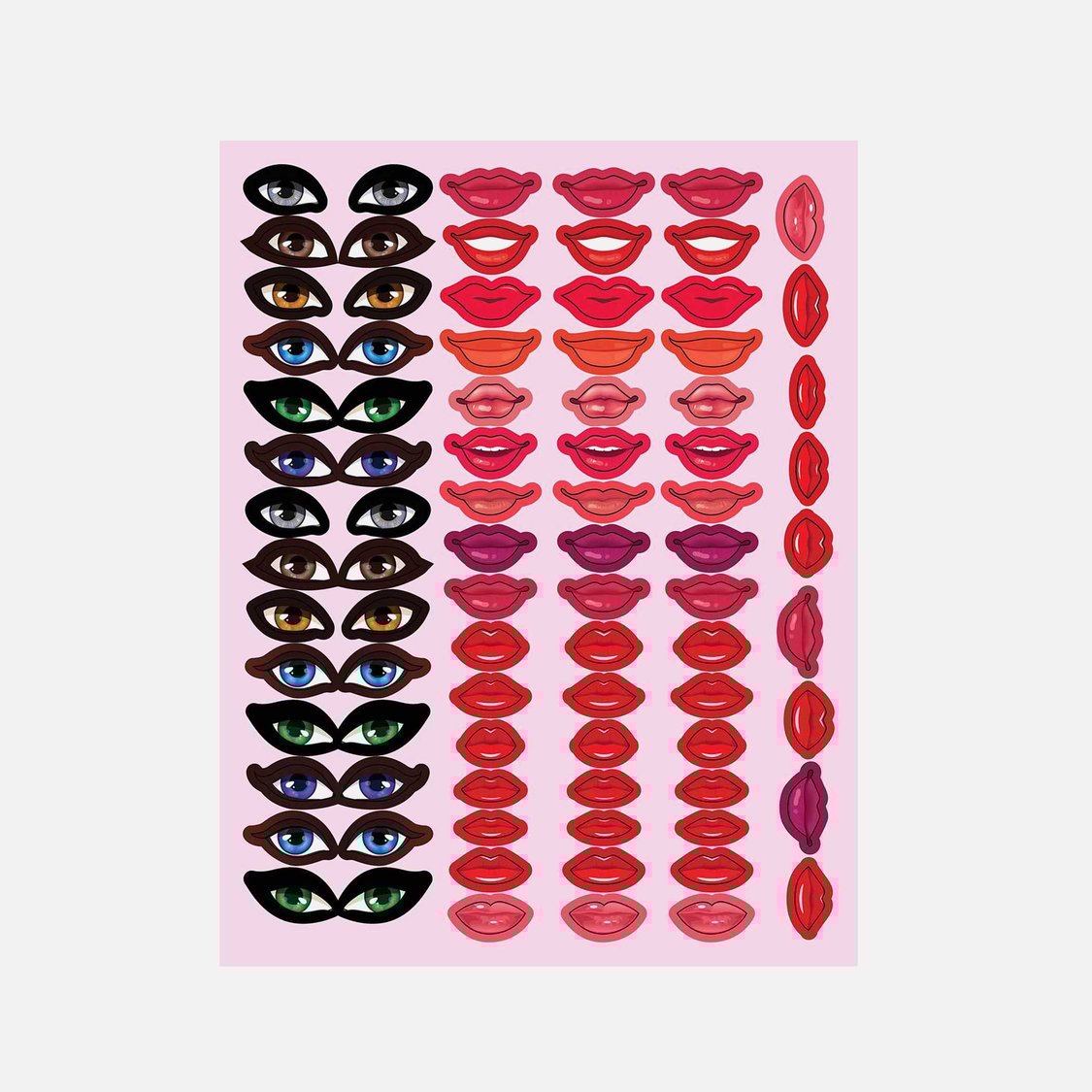 Dreamland Make A Pretty Face with 100+ Stickers