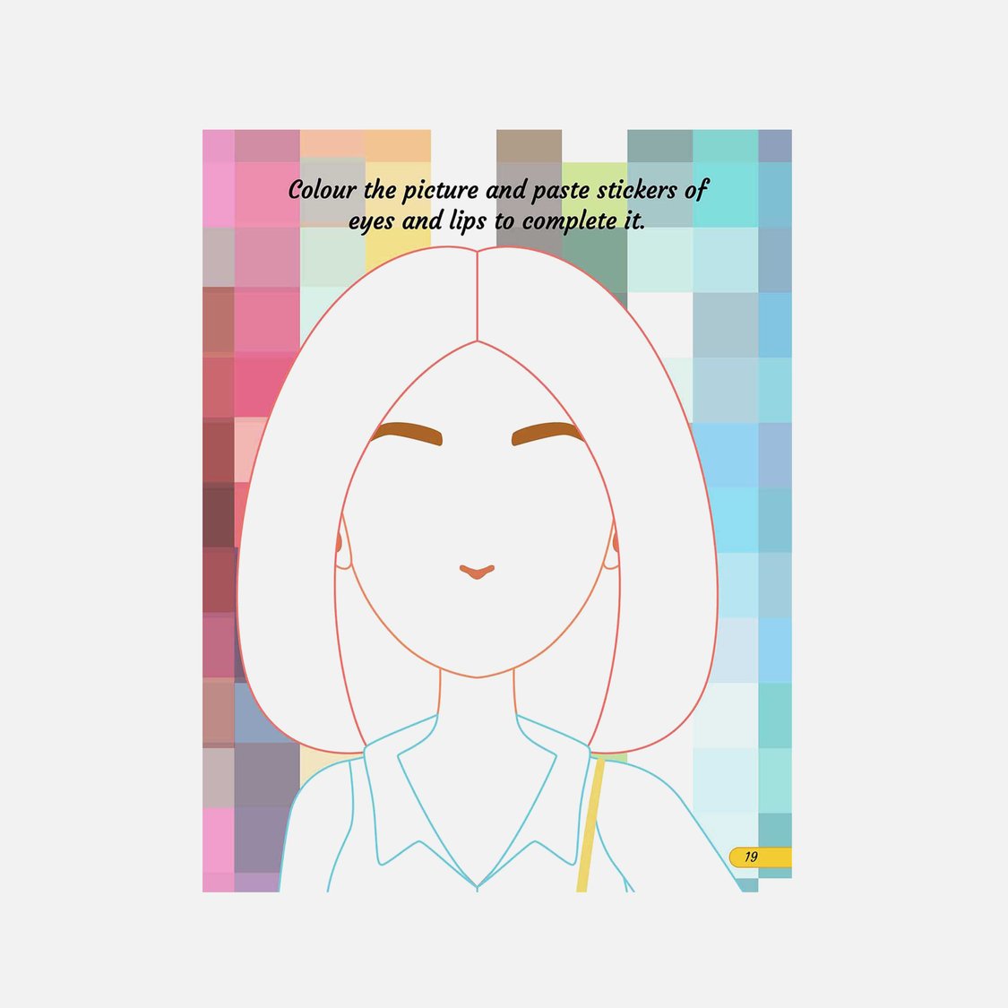 Dreamland Make A Pretty Face with 100+ Stickers