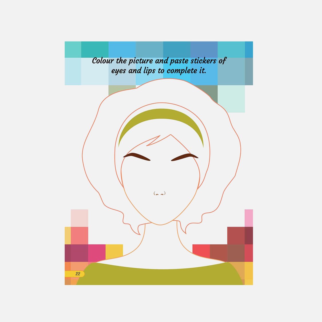 Dreamland Make A Pretty Face with 100+ Stickers