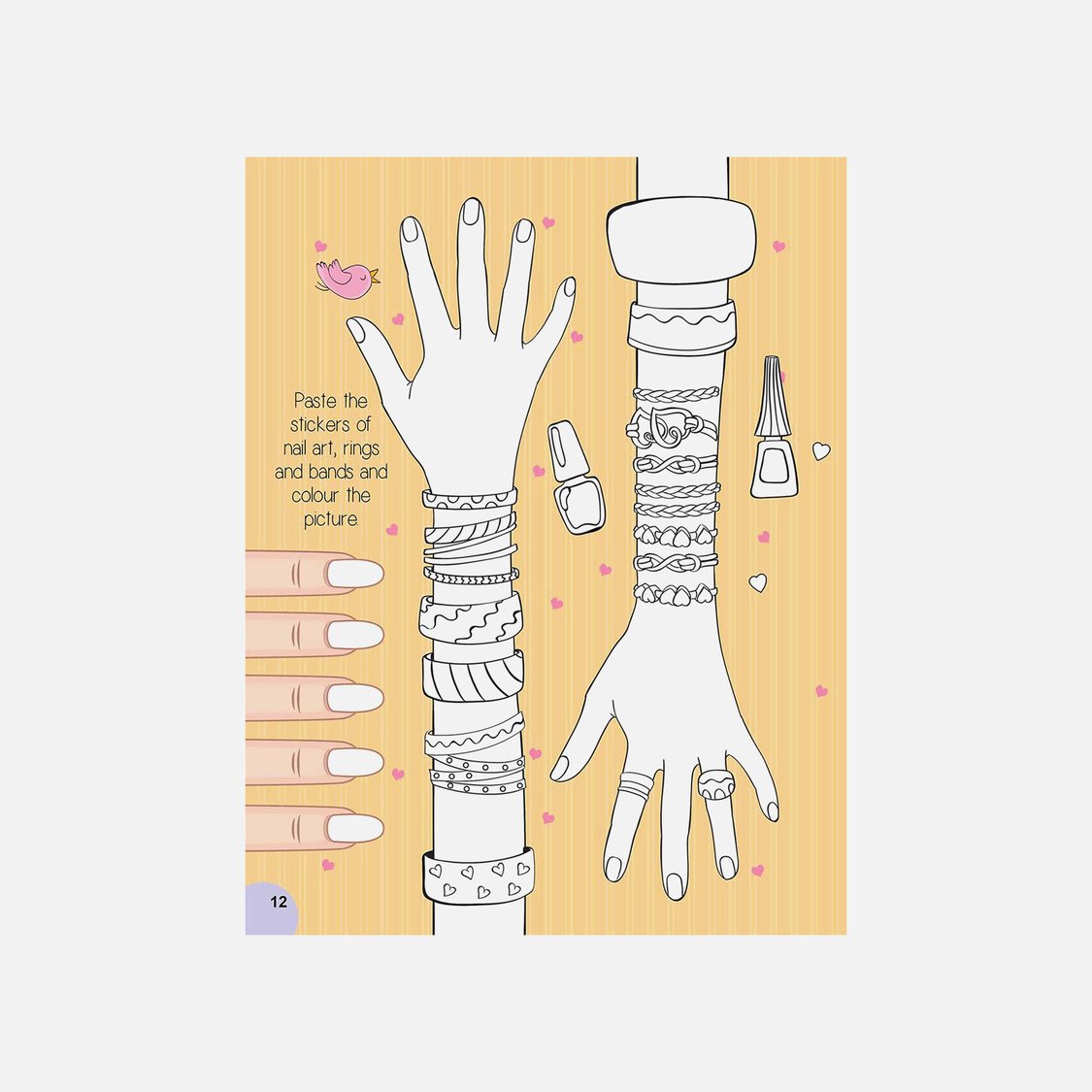 Dreamland Nail Art and Hair Style - Create and Colour Your Own Nail Art with 150 Glitter Stickers