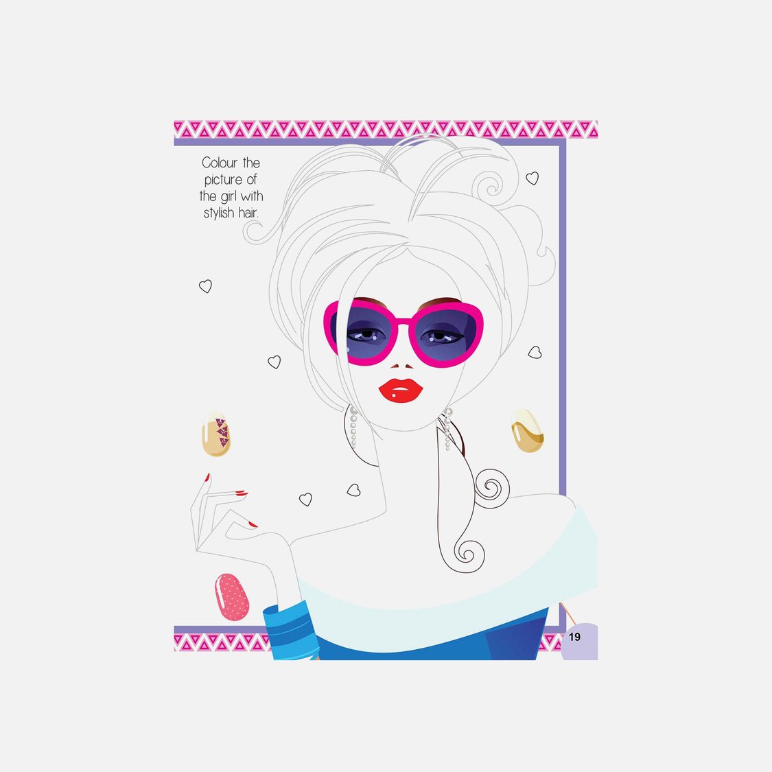 Dreamland Nail Art and Hair Style - Create and Colour Your Own Nail Art with 150 Glitter Stickers