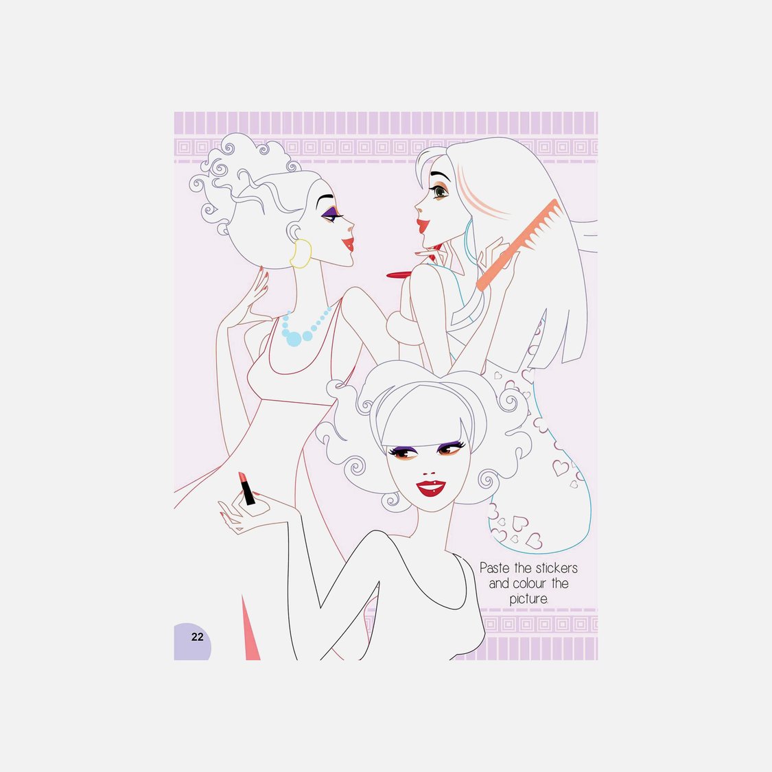 Dreamland Nail Art and Hair Style - Create and Colour Your Own Nail Art with 150 Glitter Stickers