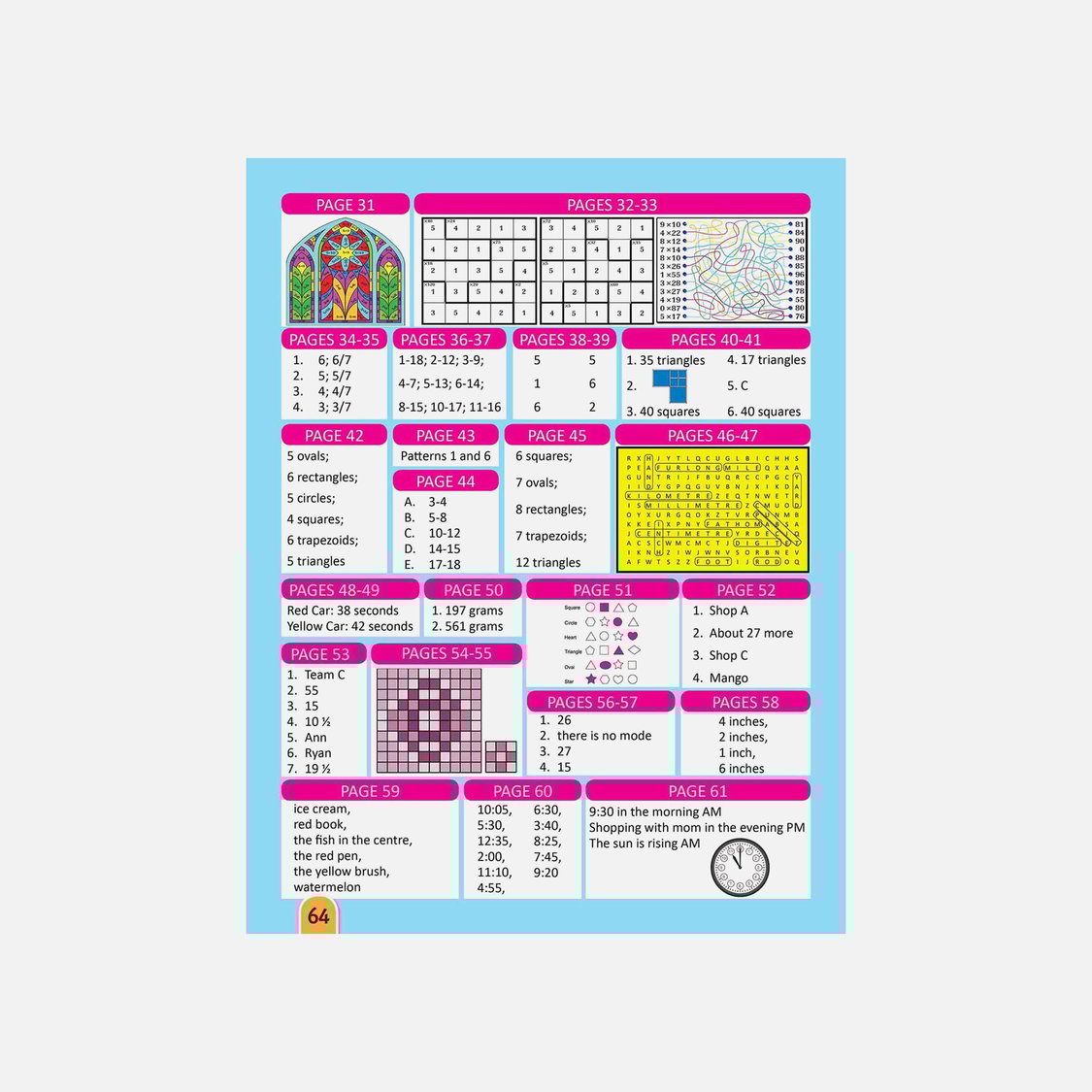 Dreamland STEM Activity Book - Maths