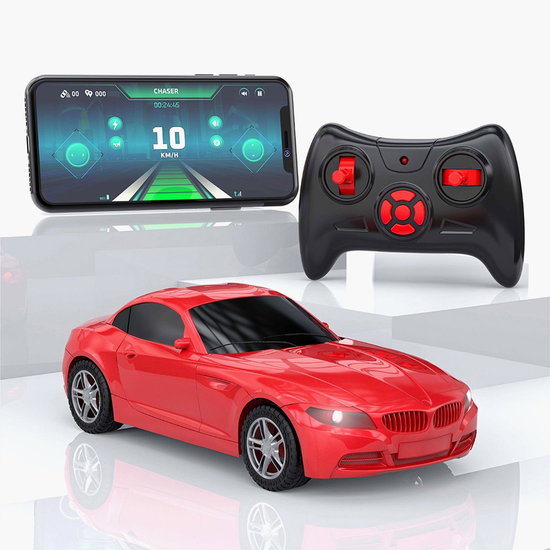 Buy Mirana Rechargeable High Speed Racing Car with App and Remote Control  from Mirana at just INR 1199.0