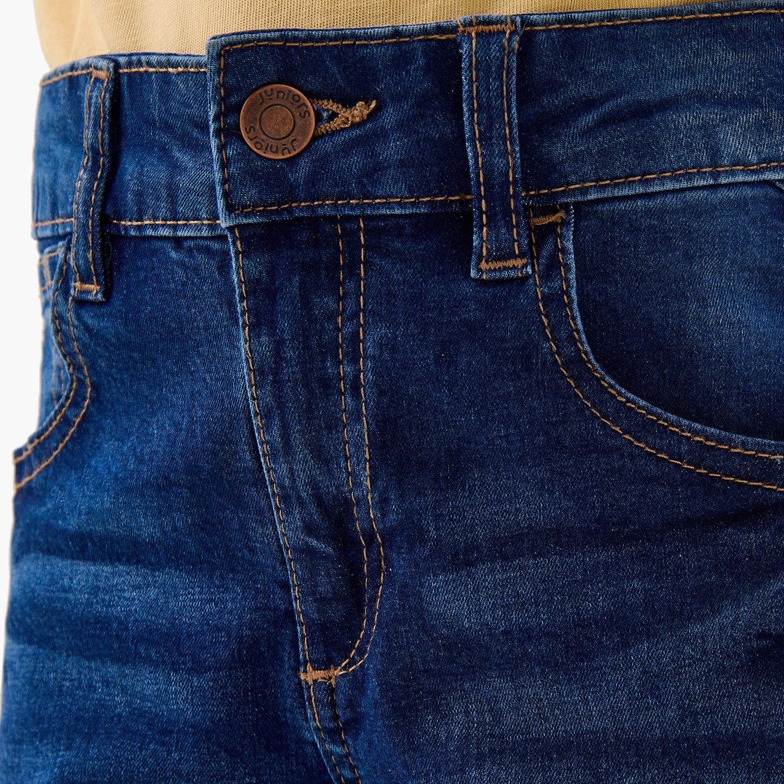 Juniors Boys Slim Fit Jeans with Pockets