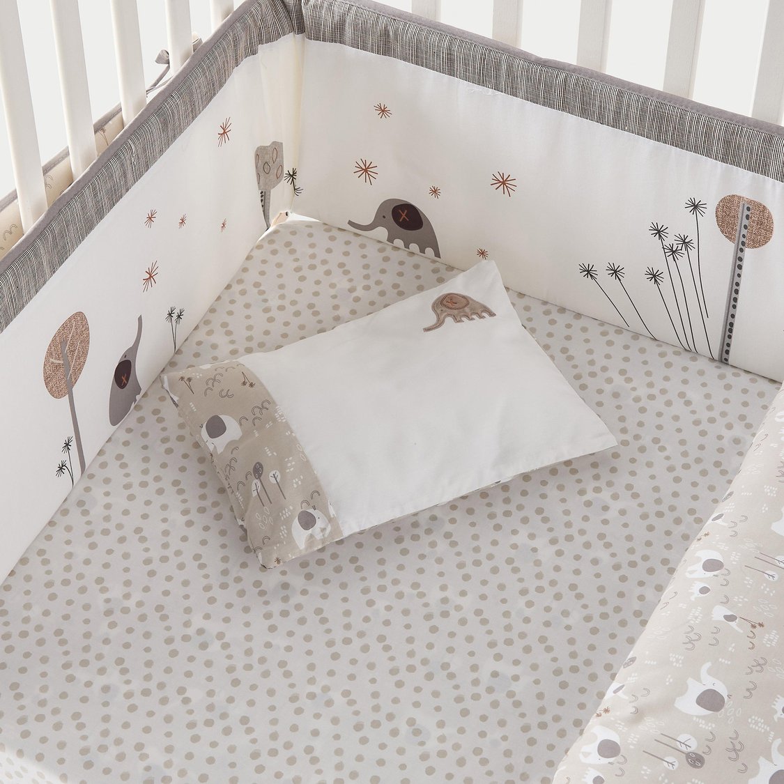 Juniors 5-Piece Elephant Applique Comforter Set - 90x130 cm