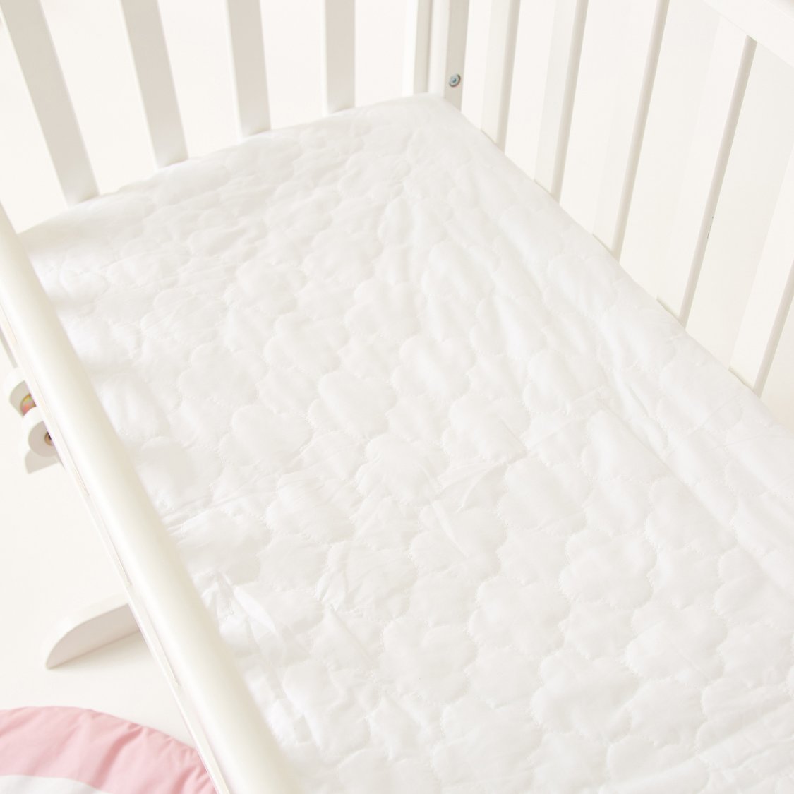 Giggles Quilted Mattress Protector - 64x96x15 cm