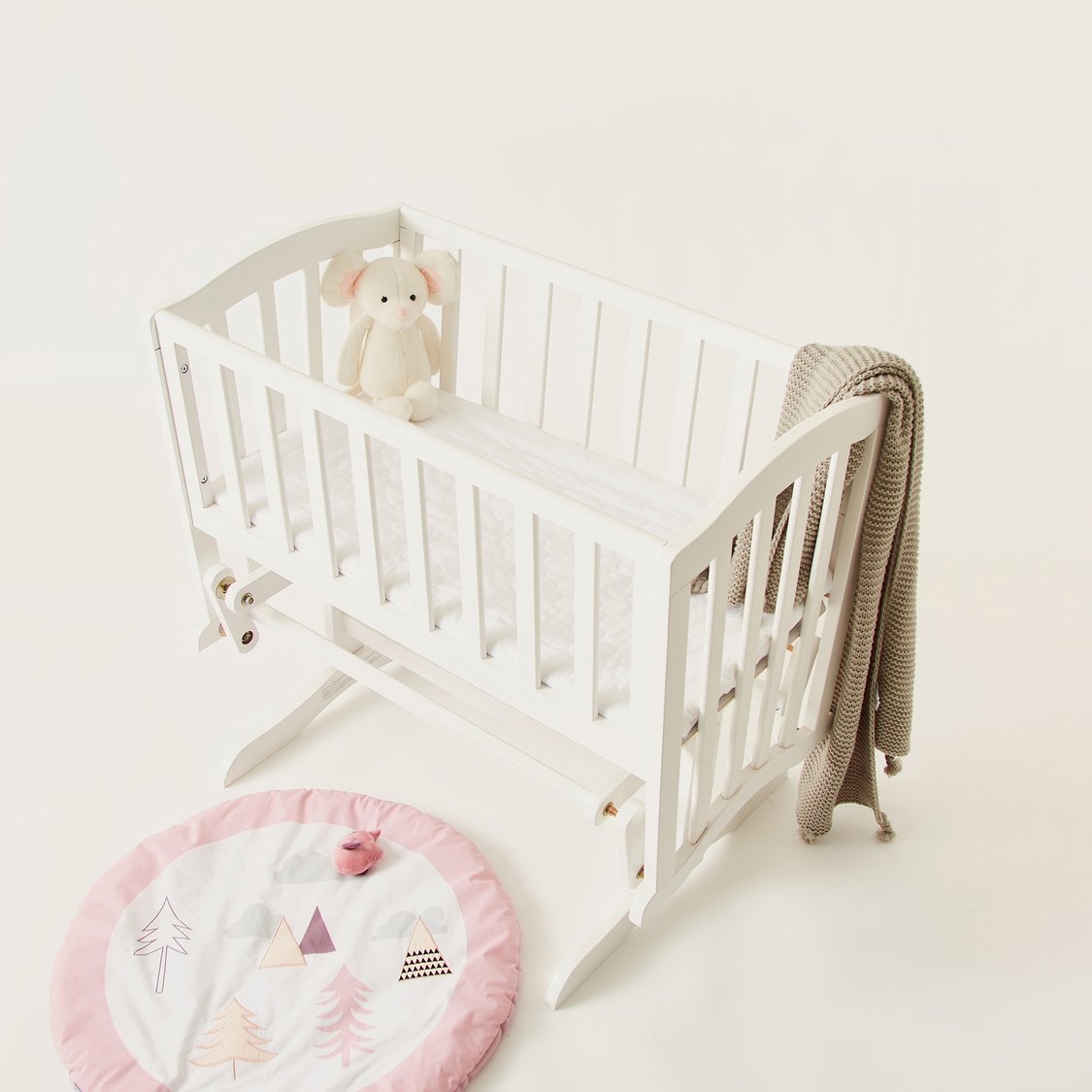 Giggles Quilted Mattress Protector - 64x96x15 cm