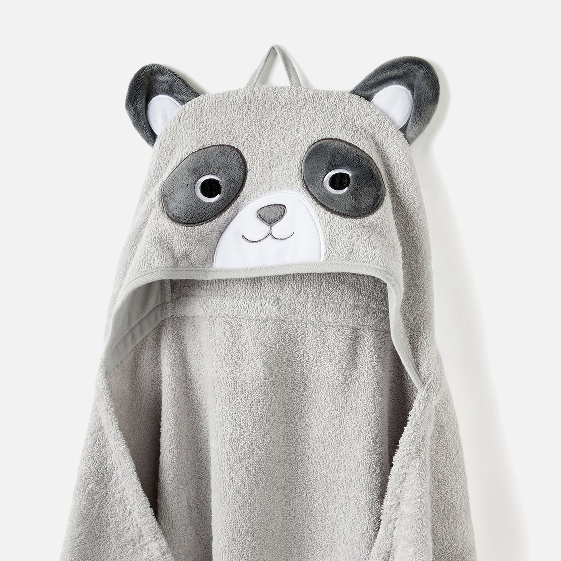 Juniors Panda Applique Detail Towel with Hood - 68x94 cm