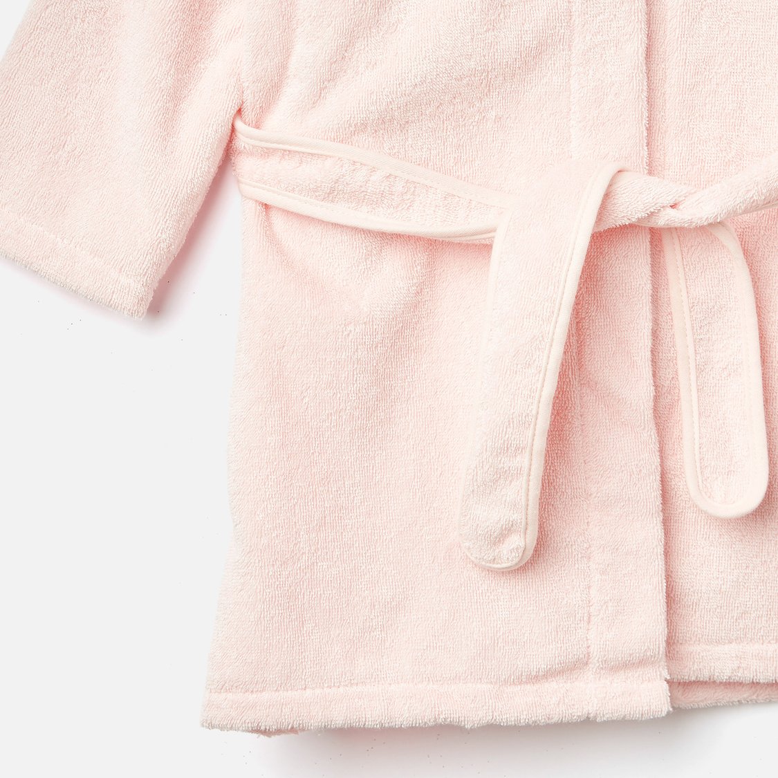 Juniors Bunny Hooded Bath Robe with Tie-Up Belt
