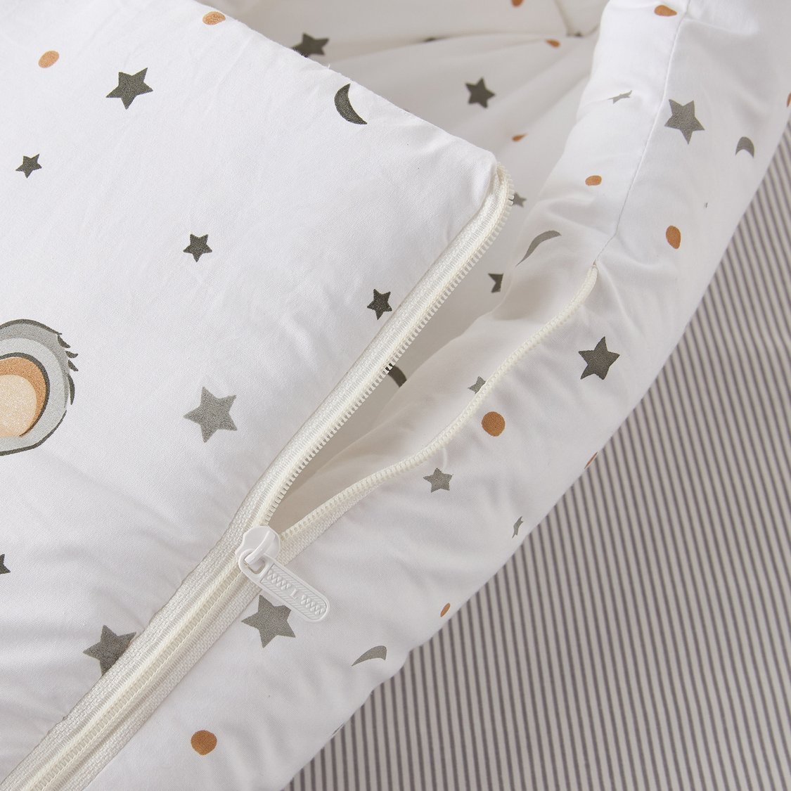 Juniors Bear Print Hooded Nest Bag - 49x72 cm