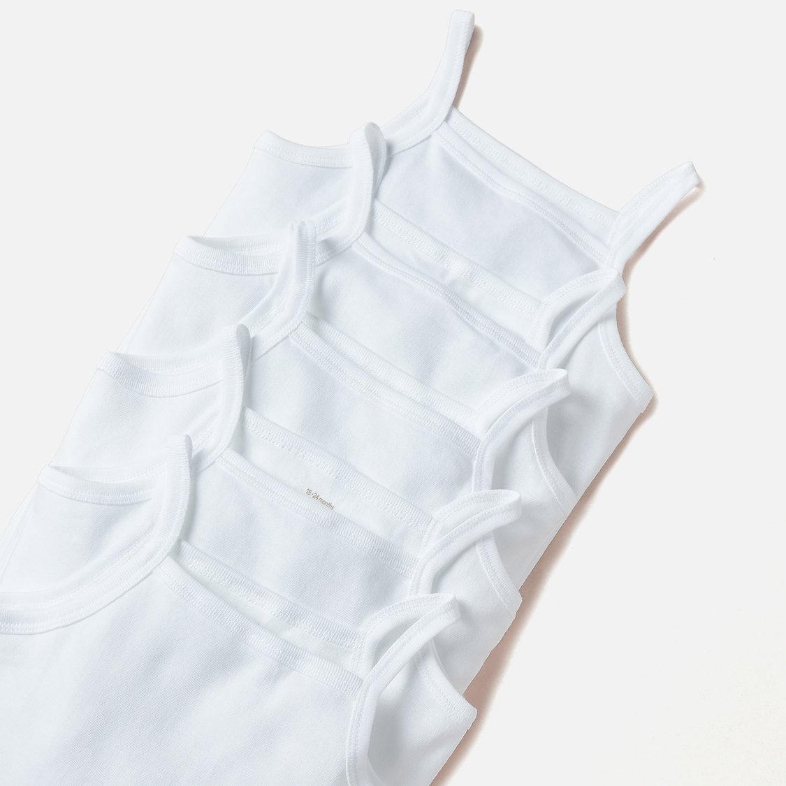 Juniors Solid Sleeveless Bodysuit - Set of 5