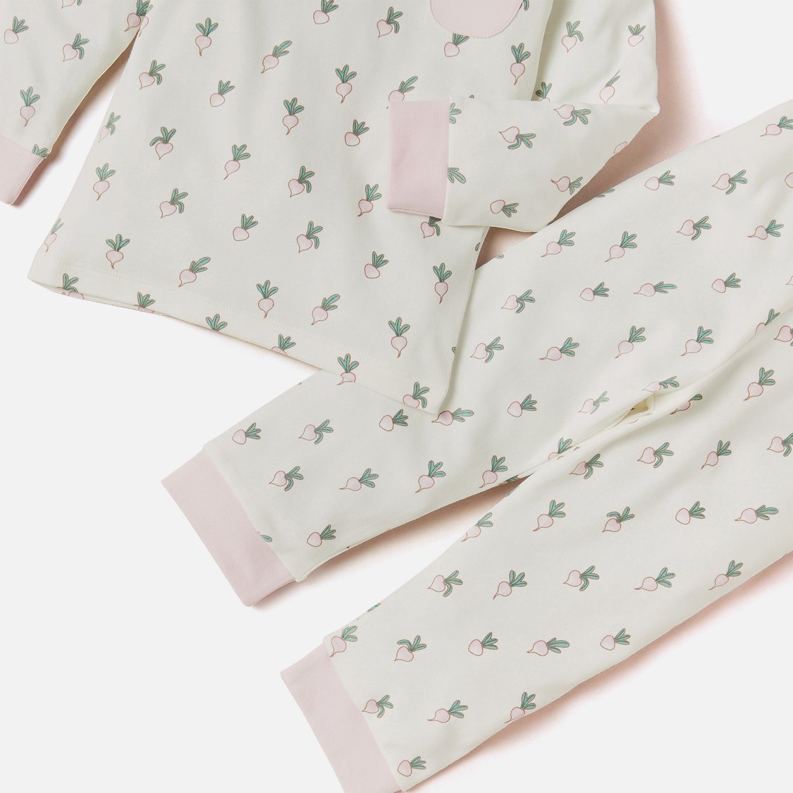 Juniors Beetroot Print Pocket Detail T-shirt and Pyjama Set