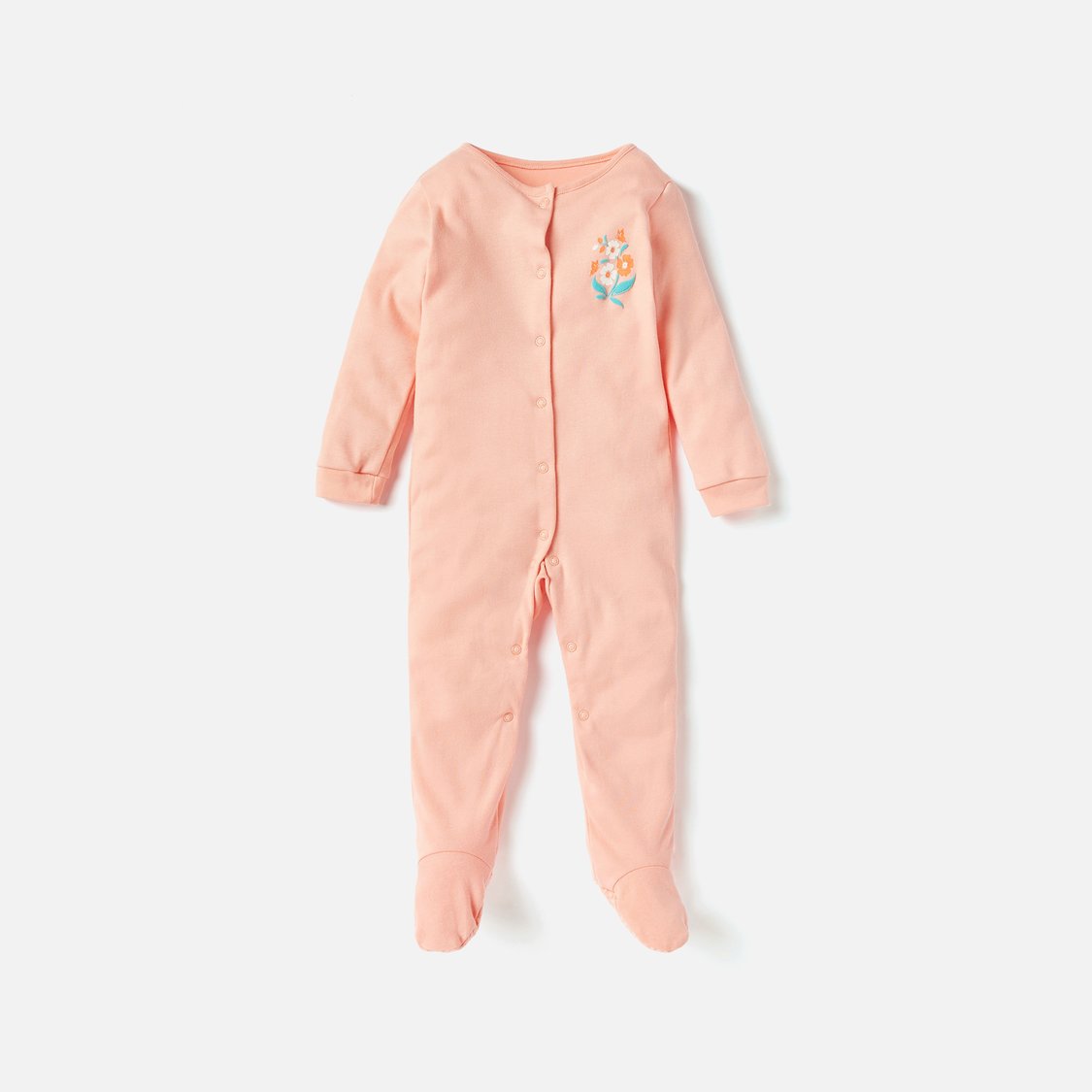 Juniors Printed Closed Feet Sleepsuit - Set of 3