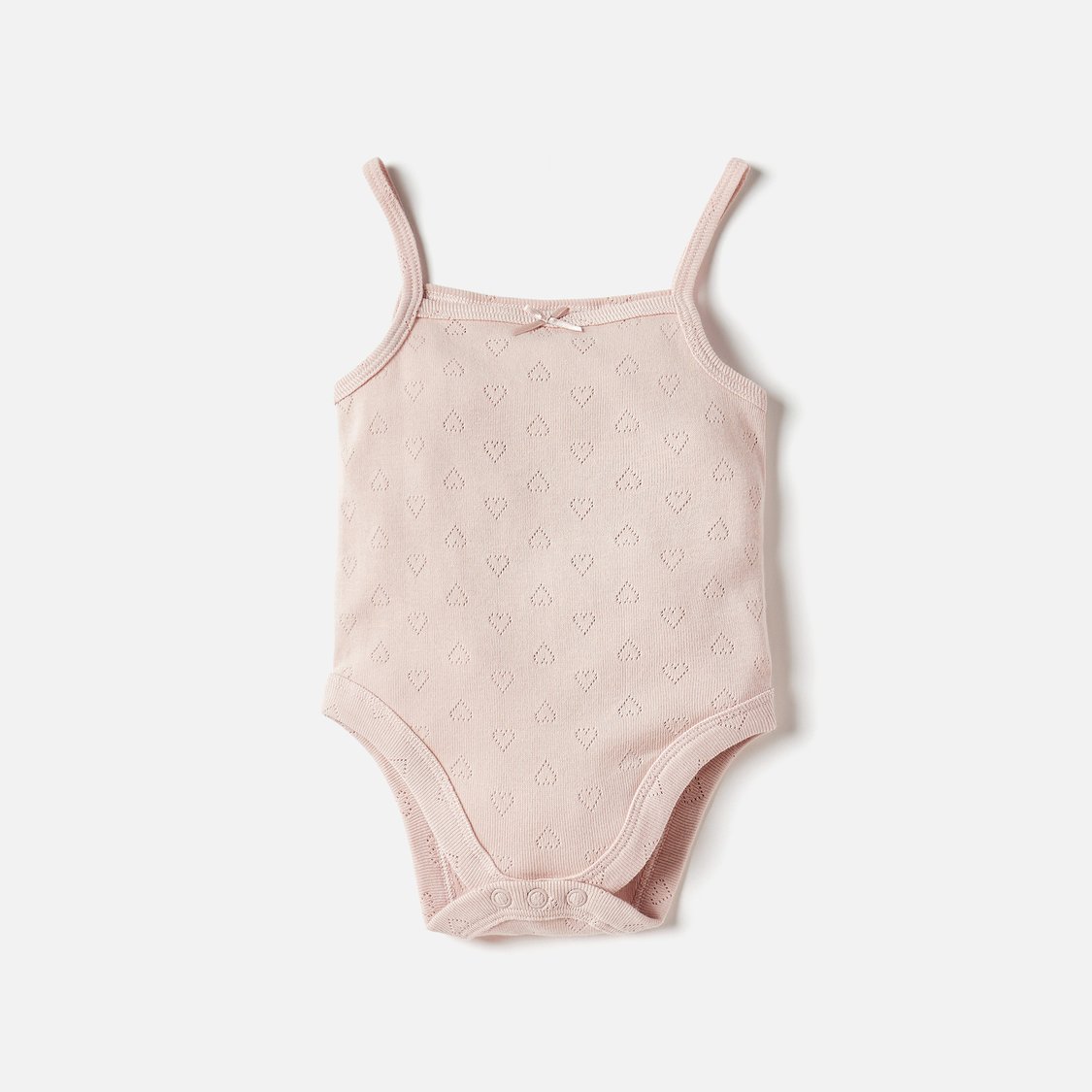 Juniors Heart Detail Sleeveless Bodysuit - Set of 5